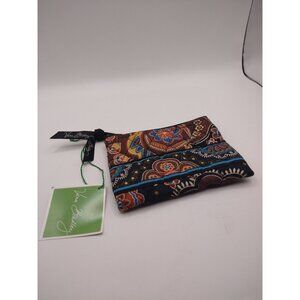 NWT Vera Bradley Cotton Quilted Zipper Coin Purse / Small Pouch Retired Kensingt